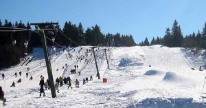 Schoolreis skiën op de Sahnehang berg